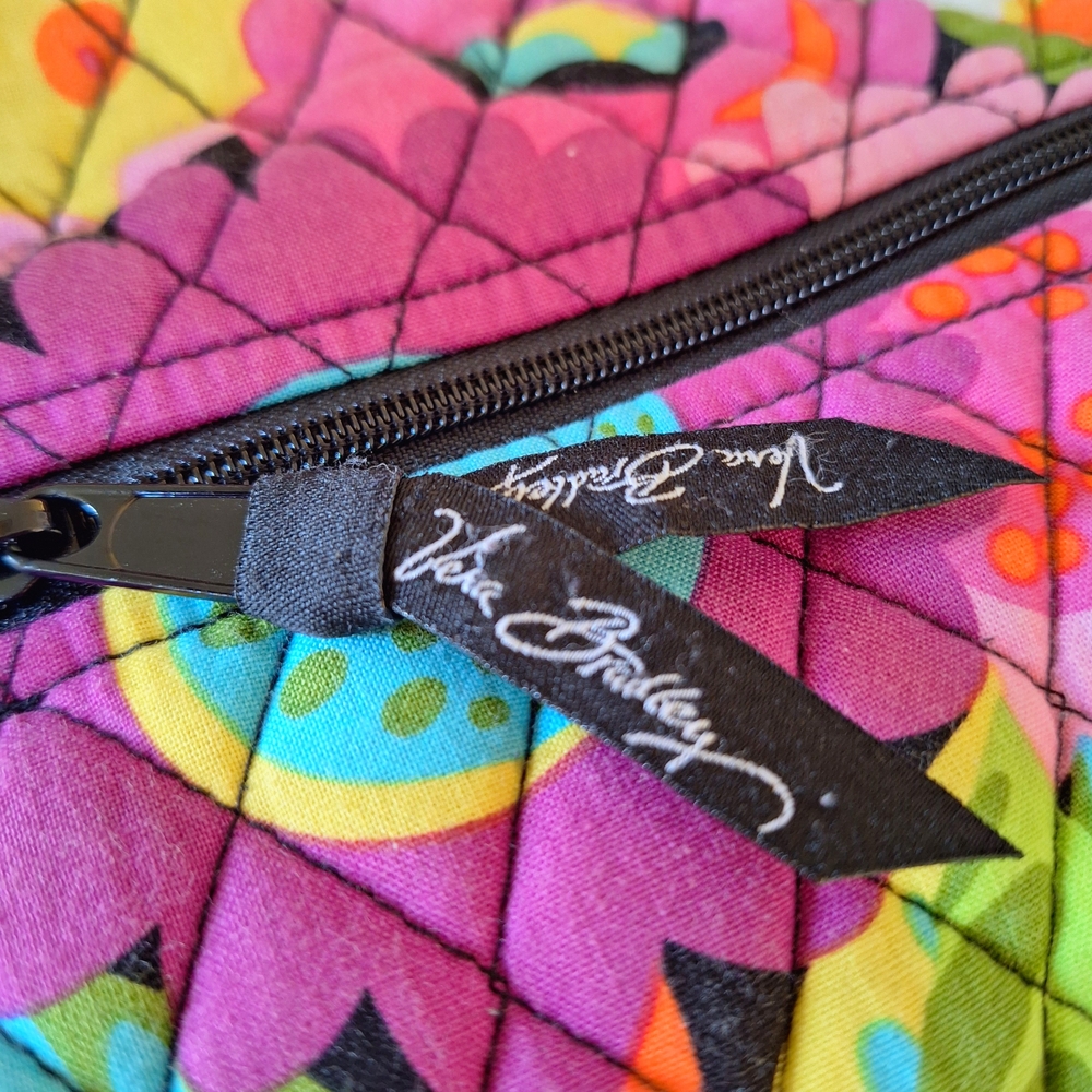 Vera Bradley VaVa Bloom Colorful Quilted Crossbody Bag Very Good Condition - Picture 5 of 5